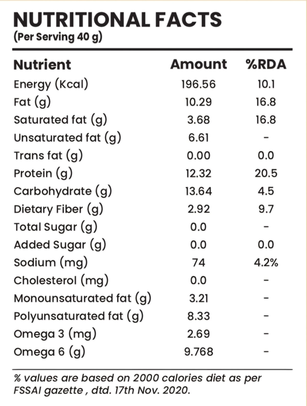 Hemp Seed Protein Bar - Mocha