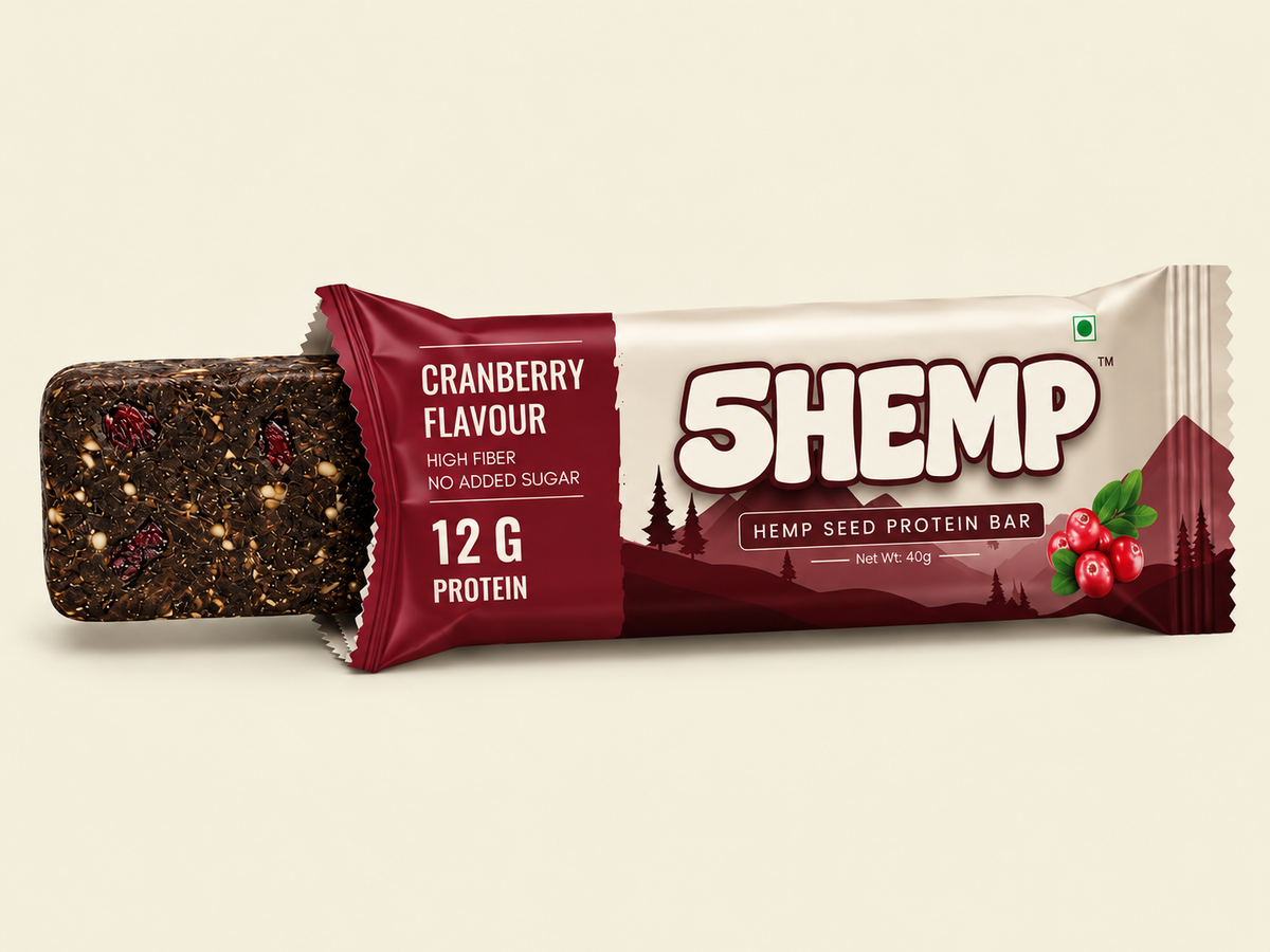 Hemp Seed Protein bar - Cranberry