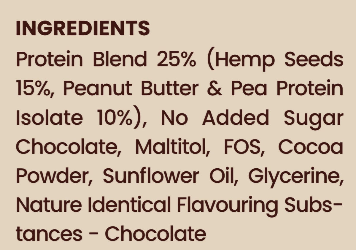 Hemp Seed Protein Bar - Chocolate